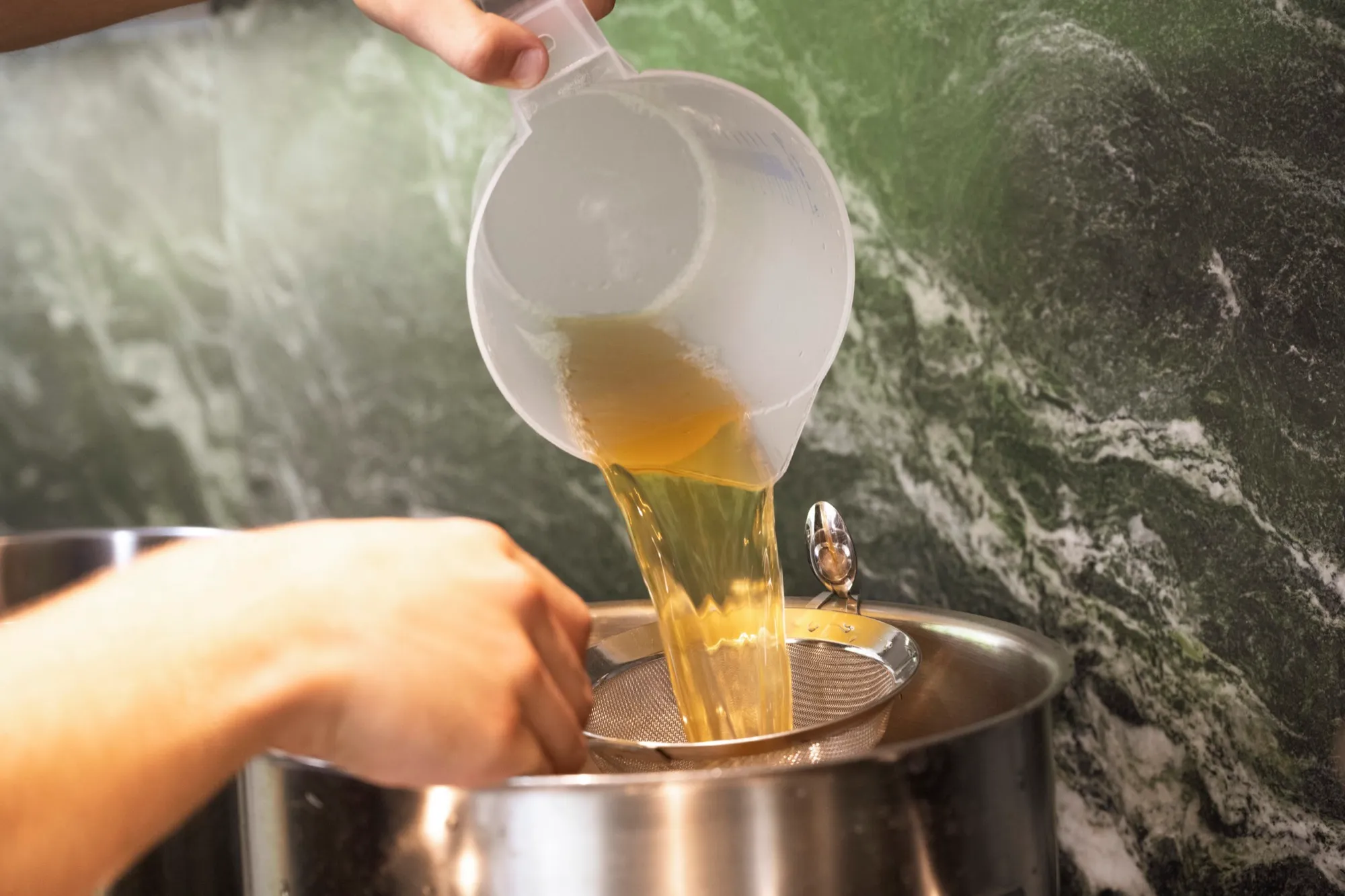 Filtration du sirop